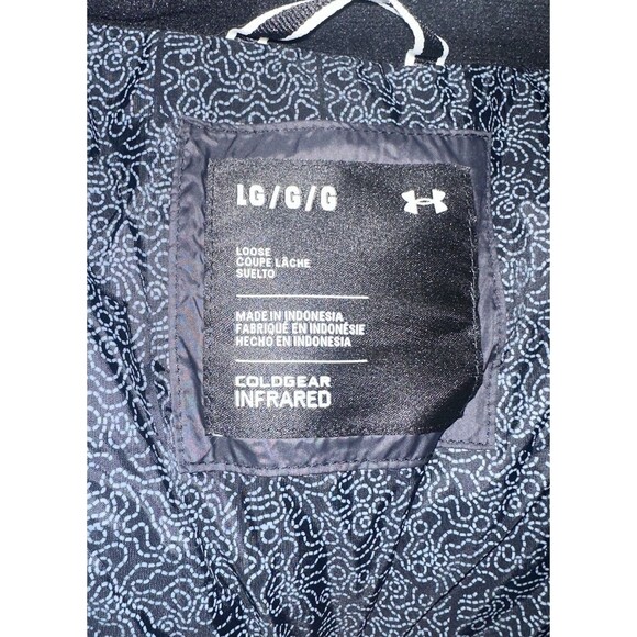 Under Armour $290 CGI Down Puffer Jacket Coat L 700 Fill ColdGear Winter Fall - Picture 4 of 11